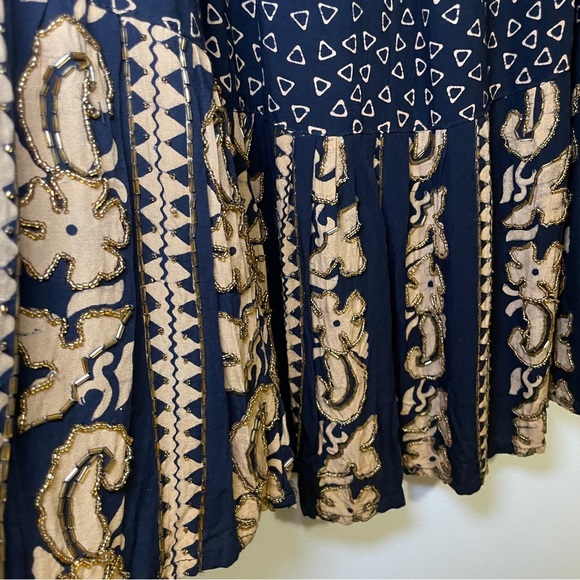 Plus-Sized Beaded Indonesian Maxi Skirt, Size 3XL - Picture 3 of 6